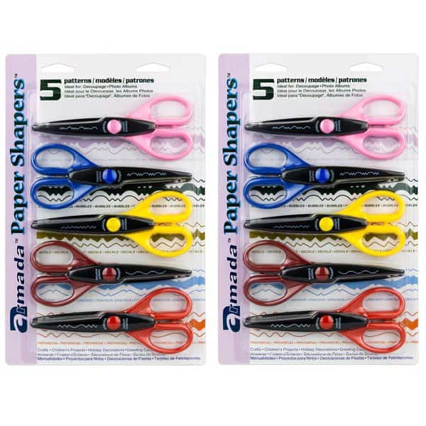 Paper Shapers Decorative Scissors Set 2, 5 Per Set, PK2
