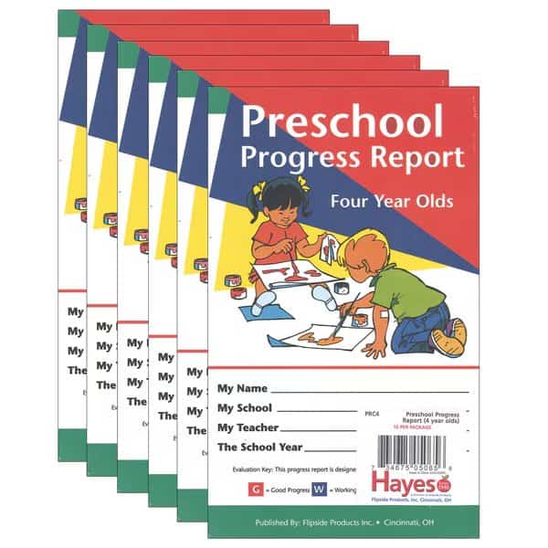 Preschool Progress Report, Four Year Olds, PK60