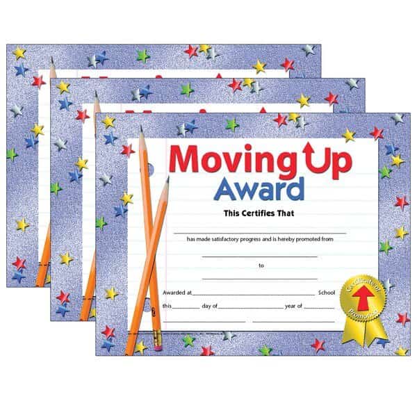 Moving Up Awards, PK90