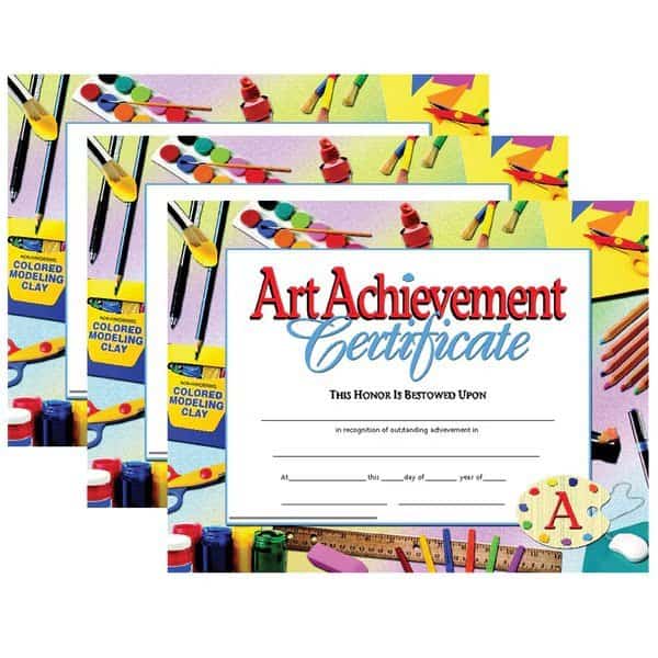 Art Achievement Certificate, PK90