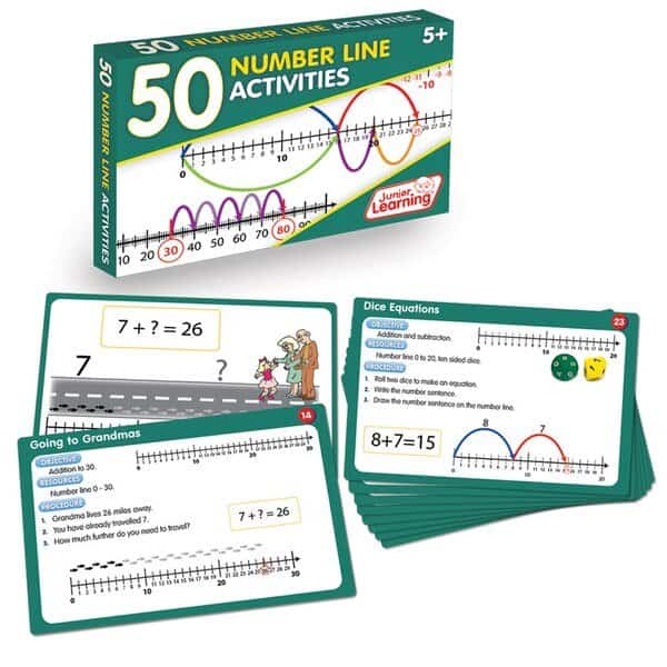 Activities - 50 Number Line, Junior Learning, Mfr#: JL325