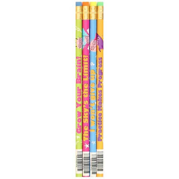 Growth Mindset Pencil Assortment, PK144, J.R. Moon Pencil Co, Mfr#: 53216