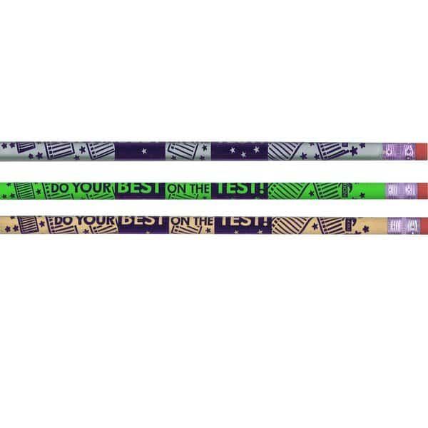 Do Your Best on the Test Pencils, PK144