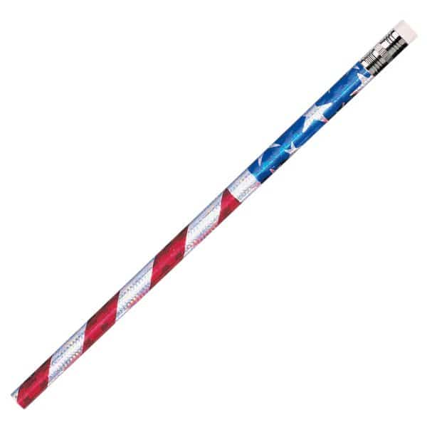 Stars + Stripes Glitz Pencils, PK144