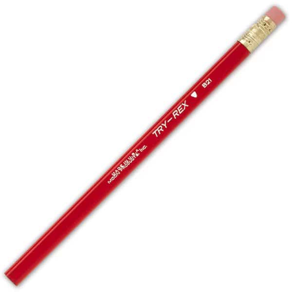 Try Rex Pencil, Jumbo With Eraser, 12 Per Pack, PK3