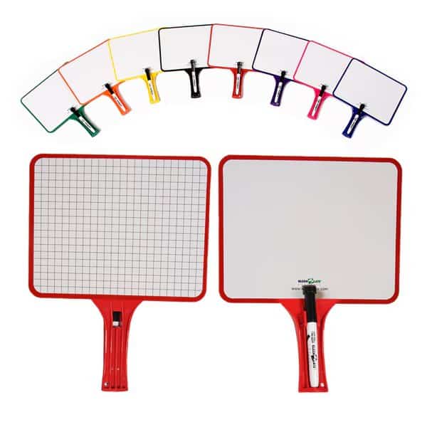 Rectangular Dry Erase Whiteboards w/Markers, 2-Sided, Assorted, PK32, Kleenslate, Mfr#: 50027044