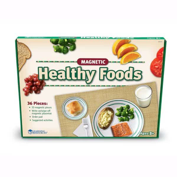 Pretend And Play Magnetic Healthy Foods Set