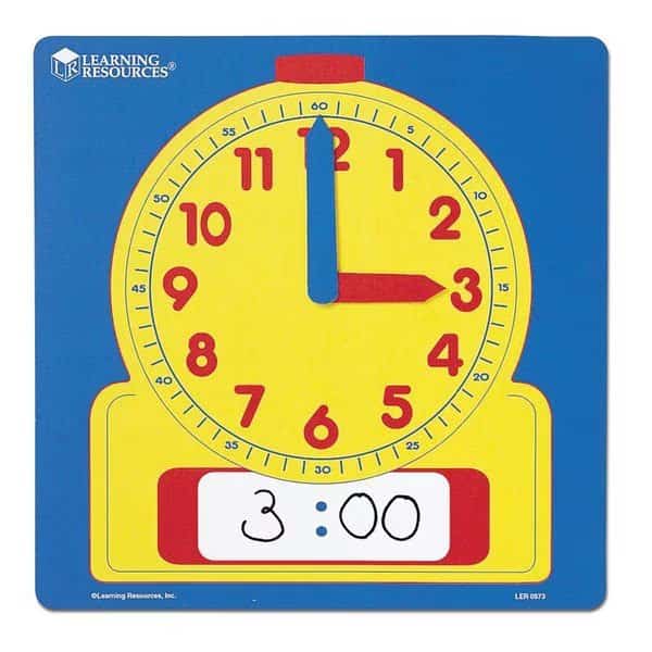 Write + Wipe Demonstration Clock