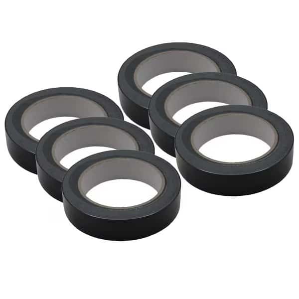 Floor Marking Tape, Black, PK6