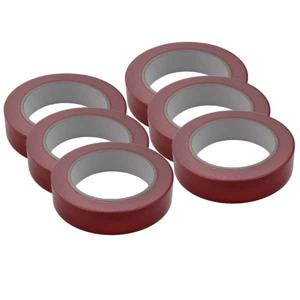 Floor Marking Tape, Red, PK6, Martin Sports, Mfr#: FT136RED