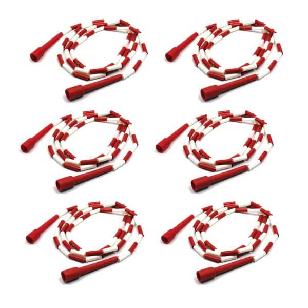 Segmented Plastic Jump Rope, 8ft, PK6