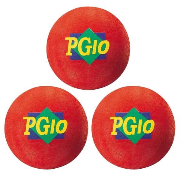 Playground Ball, 10-Inch, Red, PK3