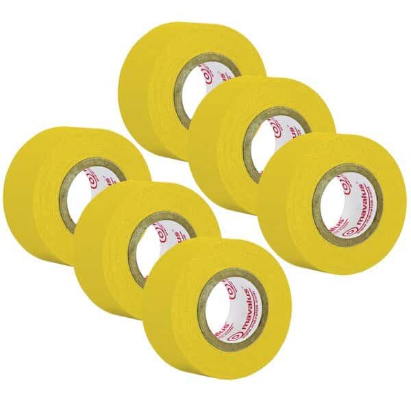 Tape, 1" x 324", Yellow, PK6