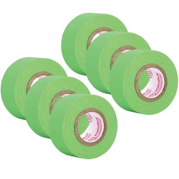 Tape, 1" x 324", Green, PK6