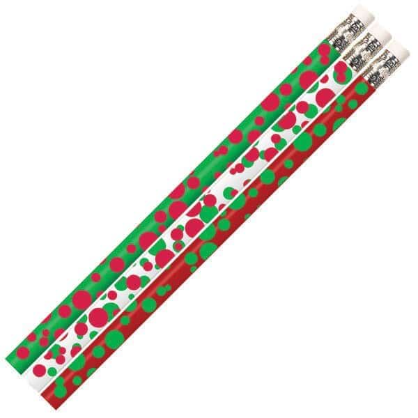 Dots of Christmas Fun Pencil, PK144, Musgrave Pencil Co, Mfr#: 2528