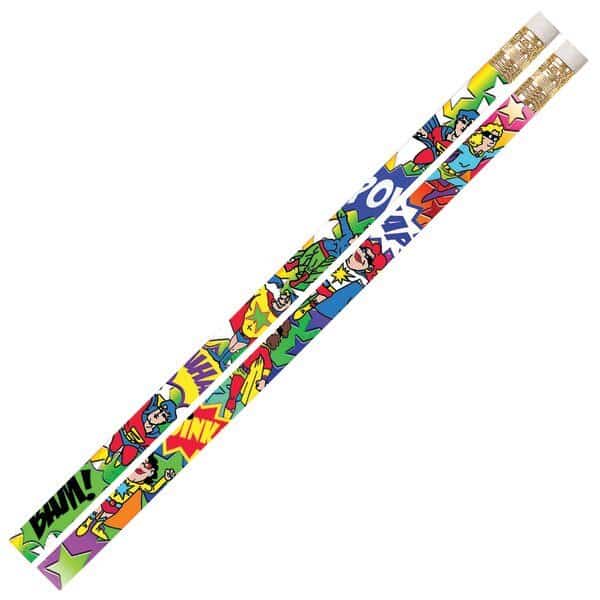 Super-Duper Heroes Pencil, 12 Per Pack, PK12