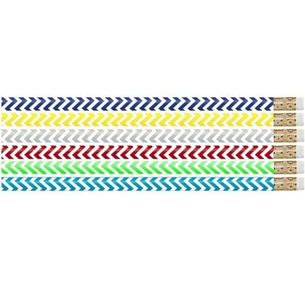 Chevron Chic Pencils, PK144, 144PK