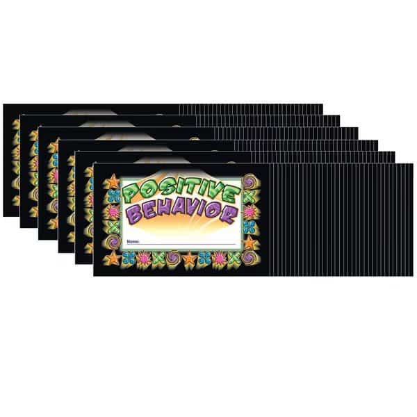 Positive Behavior Punch Cards, PK216