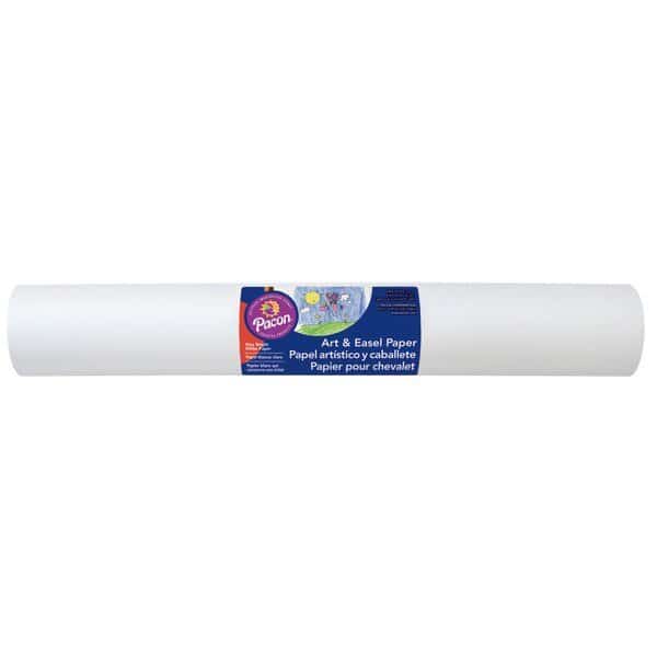 Art Street Art + Easel Roll, White, 18in x 50ft, PK3