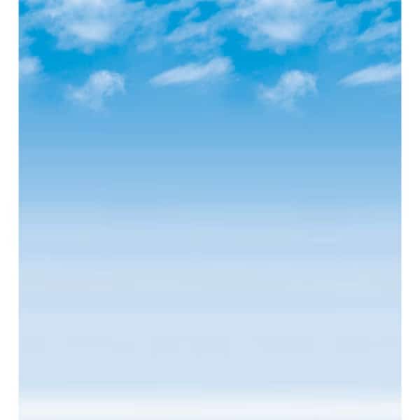 Bulletin Board Art Paper Roll, Wispy Clouds, 48in x 50ft