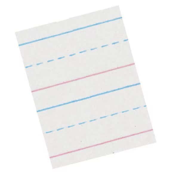 Sulphite Handwriting Paper, Grade 1, 10.5 x 8, PK1000