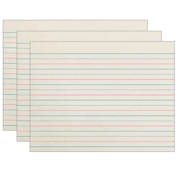 Zaner-Bloser Newsprint Handwriting Paper, 10.5x8, 500 Shts/Pk, PK3