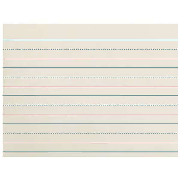 Newsprint Handwriting Paper, Grades PK-K, 10.5 x 8, PK1500