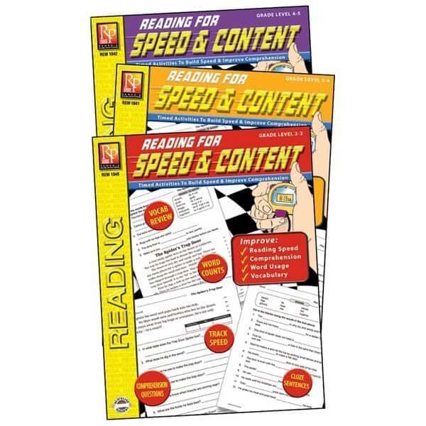 Reading for Speed + Content 3-Book Set