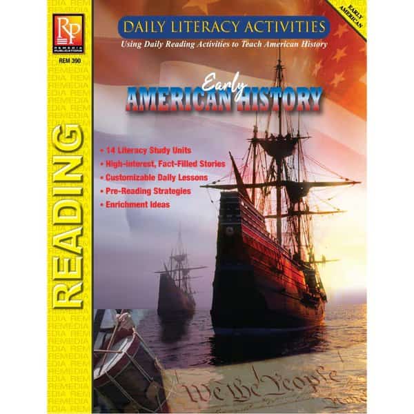 Daily Literacy Activities - Early American History Reading
