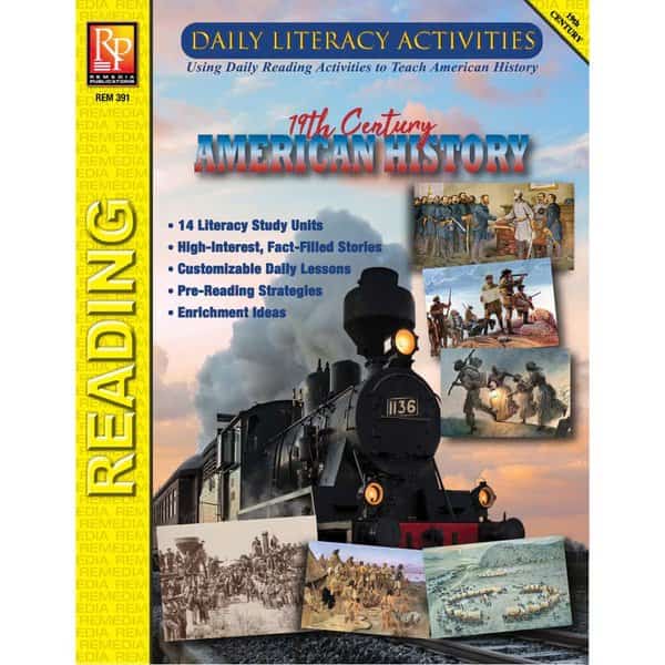 Daily Literacy Activities - 19th Century American History Reading
