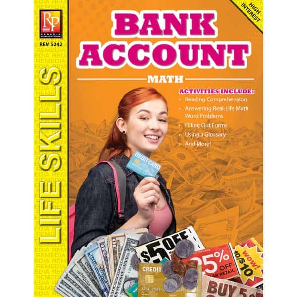 Bank Account Math - Life Skills Math Series