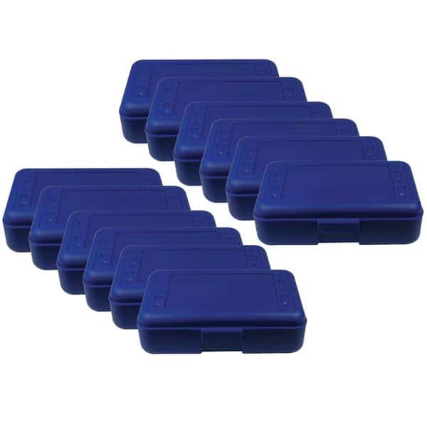 Pencil Box, Blue, PK12