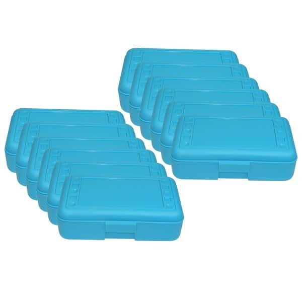 Pencil Box, Turquoise, PK12