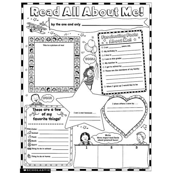 Instant Personal Poster Sets: Read All About Me, PK30