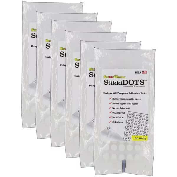 Stikki Dots Reusable Adhesive, PK300