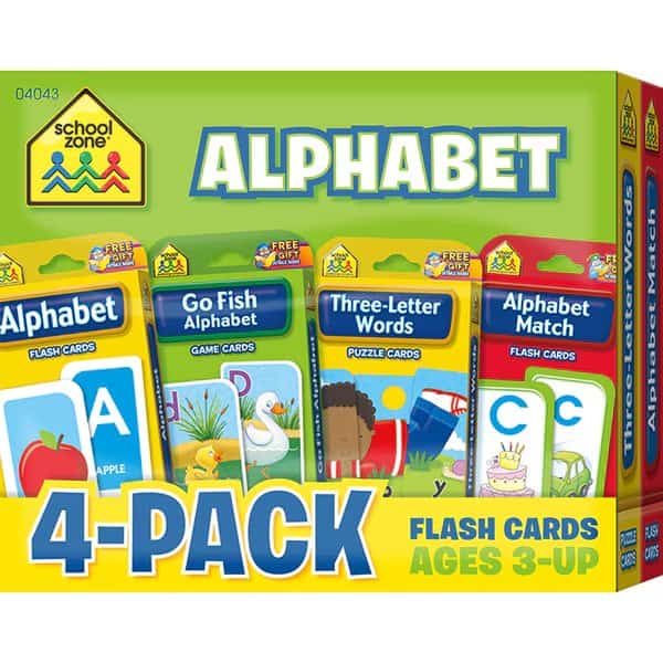 Alphabet Flash Cards, PK4