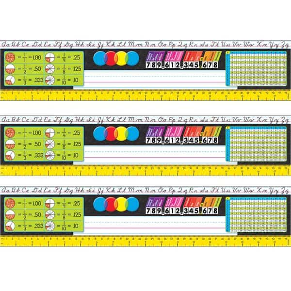 Modern Desk Toppers Reference Name Plates, Gr 3-5, PK108