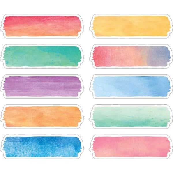 Watercolor Labels, Non-Adhesive, 360PK