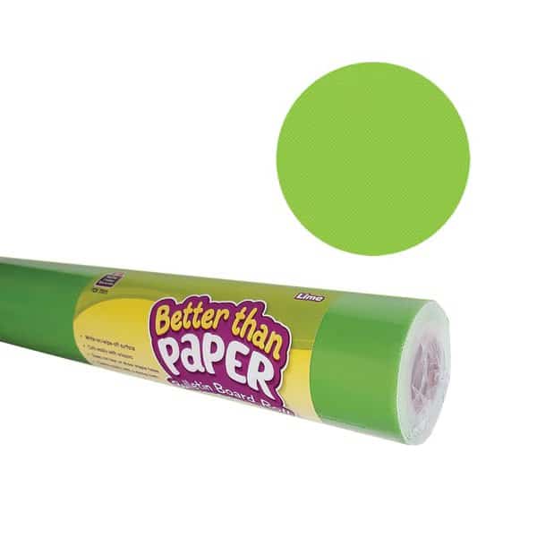 Better Than Paper Bulletin Board Roll, 4 x 12ft, Lime, PK4