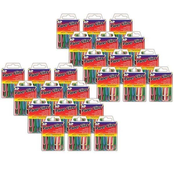 The Classics Paper Clips, 2in, Assorted Colors, PK720