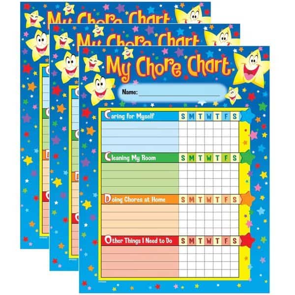 Stars Chore Charts, PK75