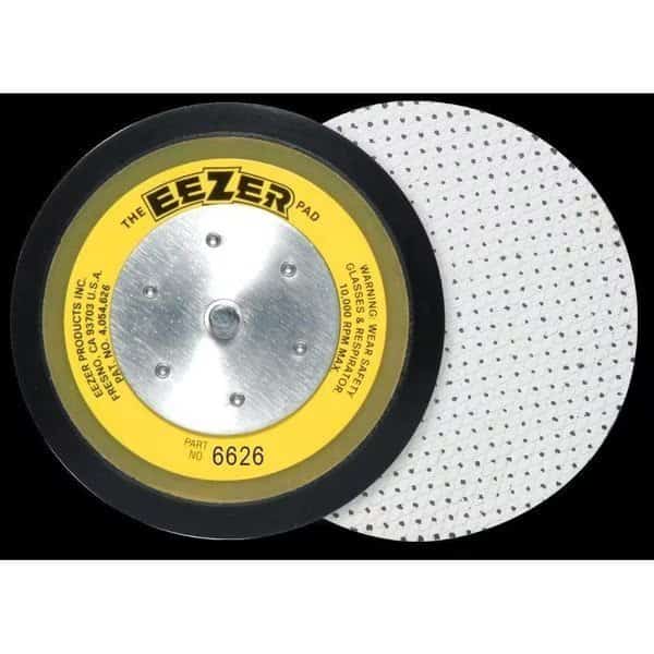 6in PSA Backing Pad, Fully Molded, Aluminum Backing , Autobody & Fine Finishing, 10,000 RPM