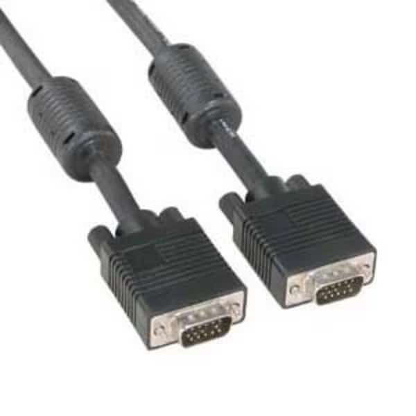 SVGA Male to Male Cable w/Ferrite Core- 50Ft