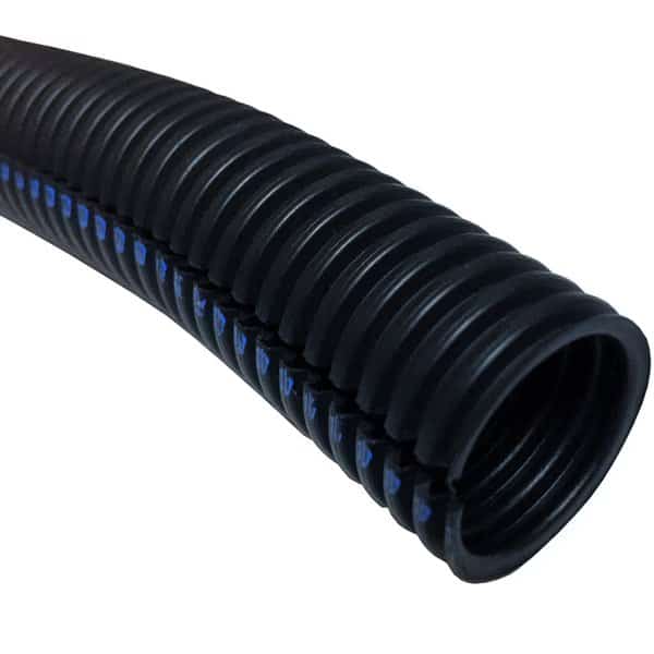 FR PP Split Wire Loom Tubing (36mm ID)- 1.5" x 25ft- Black