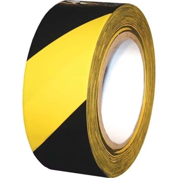 Hazard Safety Adhesive Tape- 3" x 40yds(120ft)- Yellow/Black