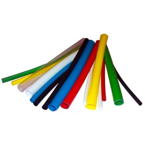 Heat Shrink Tube, 3:1 I.D. Shrink Ratio, Red, 25 ft