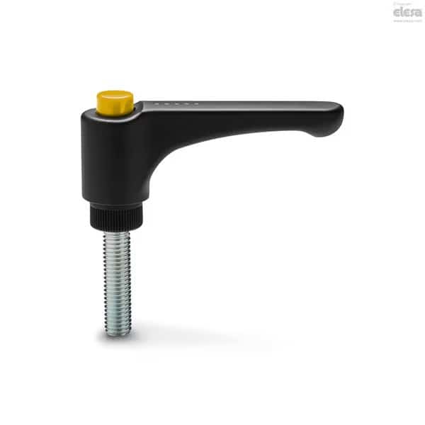 Zinc-plated steel threaded stud, ERW.78-p-M12x30-C4