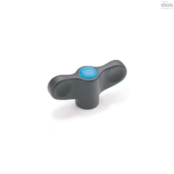 Wing Nut, 5/16"-18, Stainless Steel, Matte, 1.1 in Ht, 2.17 in Max Wing Span