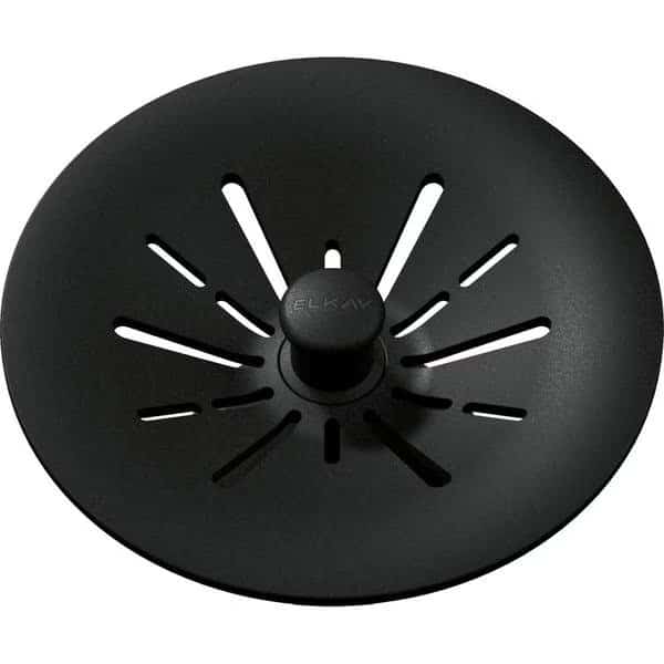 Quartz Perfect Drain 3-1/2" Removable Strainer, Charcoal
