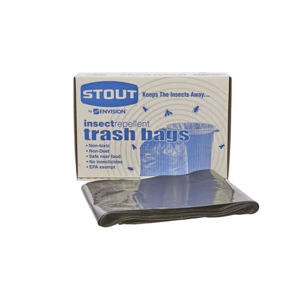 45 gal Trash Bags, Black, 65 PK